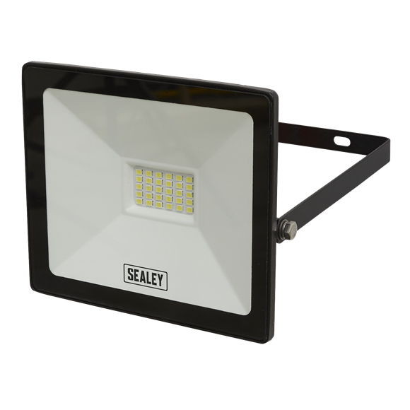 Sealey LED112 Extra-Slim Floodlight with Wall Bracket 20W SMD LED