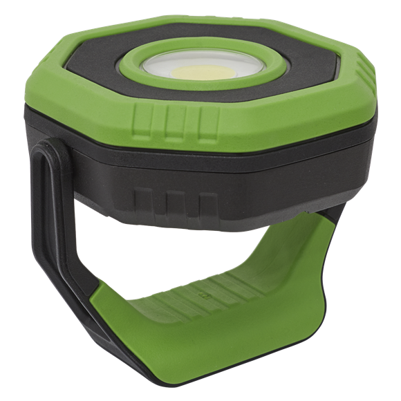 Sealey LED1400P Rechargeable Pocket Floodlight with Magnet 360° 14W COB LED - Green