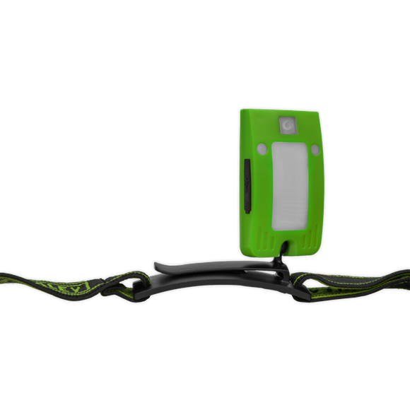 Sealey LED360HTG Rechargeable Head Torch 2W COB LED Auto-Sensor Green