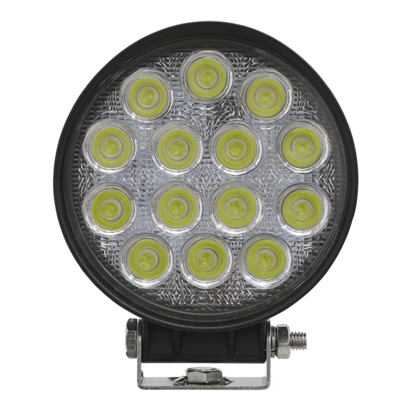 Sealey LED4R Round Work Light with Mounting Bracket 42W SMD LED