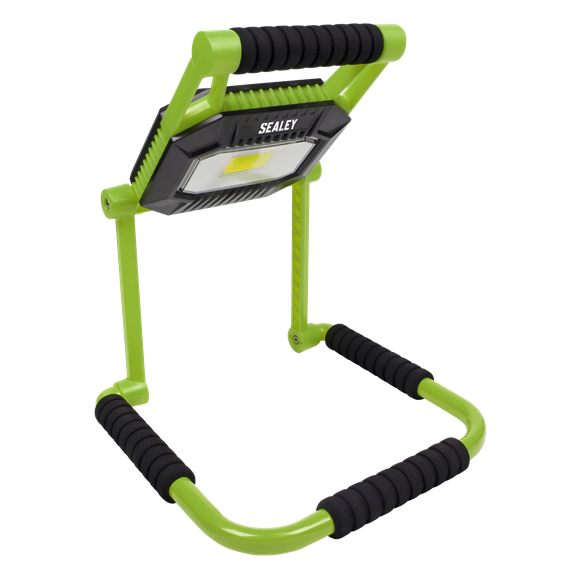 Sealey LEDFL20W Rechargeable Portable Fold Flat Floodlight 20W COB LED Lithium-ion