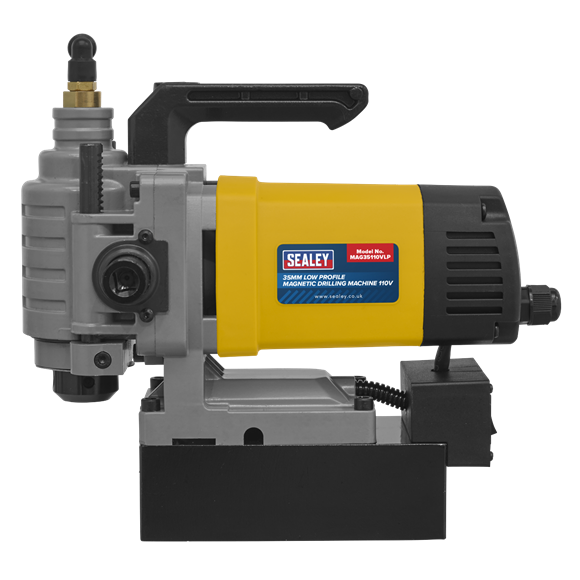 Sealey MAG35110VLP Low Profile Magnetic Drilling Machine 35mm 110V