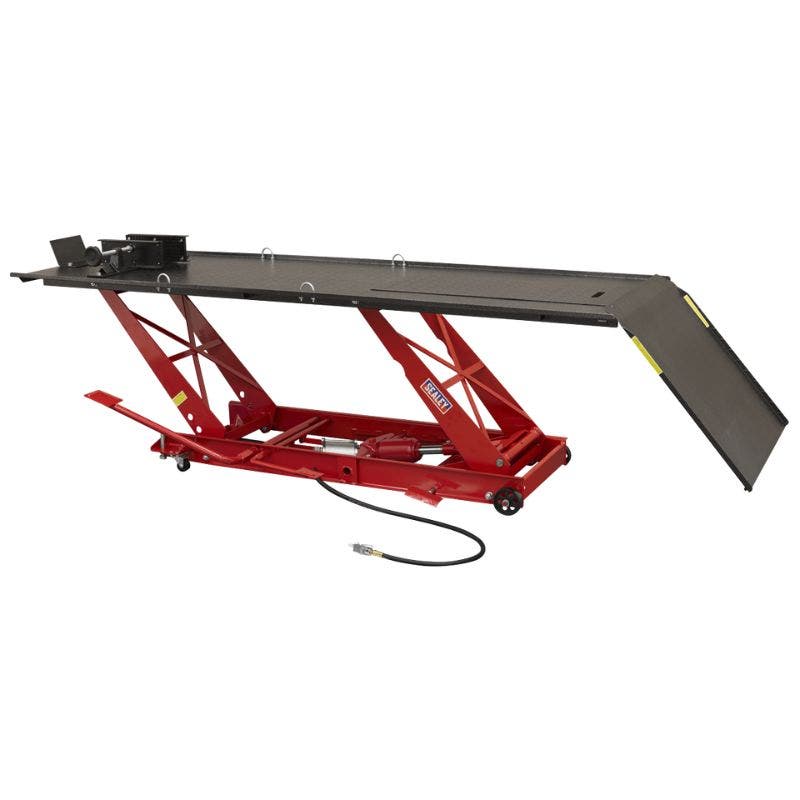 Sealey MC401A Motorcycle Lift 454kg Capacity Air/Hydraulic