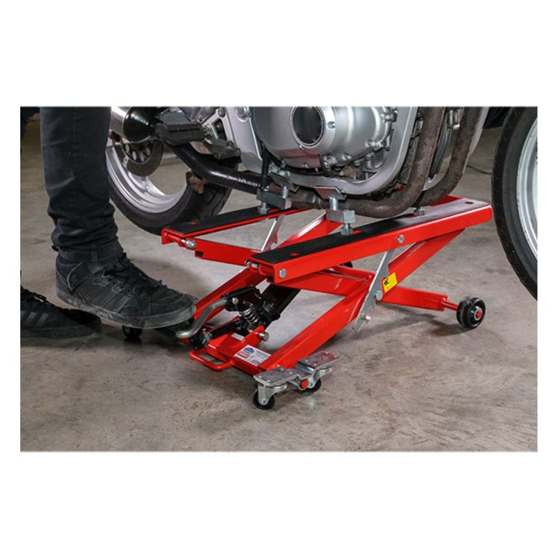 Sealey MC4500 Motorcycle & Quad Scissor Lift 500kg Capacity Hydraulic