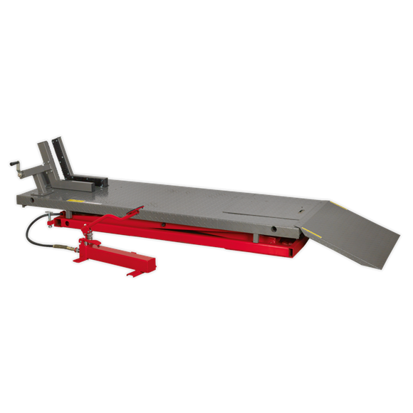 Sealey MC680A Motorcycle Lift 680kg Capacity Heavy-Duty Air/Hydraulic