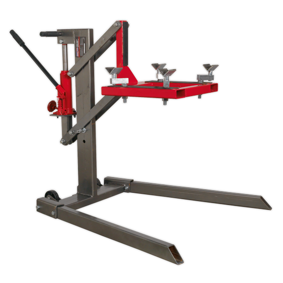Sealey MCL500 Single Post Hydraulic Motorcycle Lift 450kg Capacity