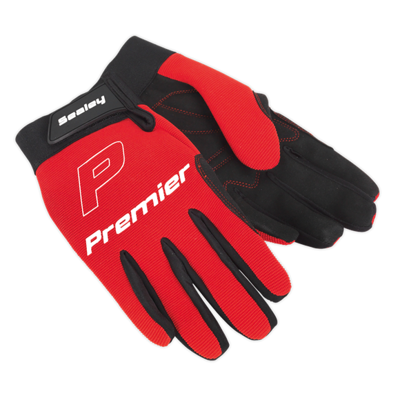 Sealey MG796XL Premier Mechanic's Gloves Padded Palm - Extra-Large Pair