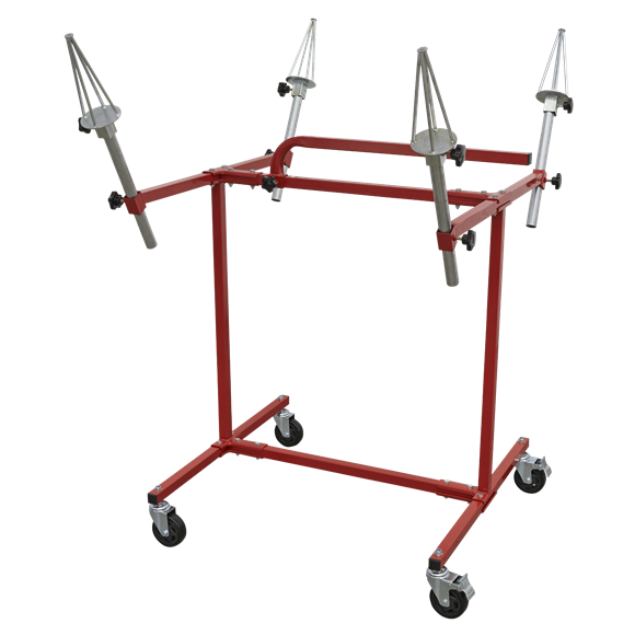 Sealey MK71 Alloy Wheel Painting/Repair Stand - 4 Wheel Capacity
