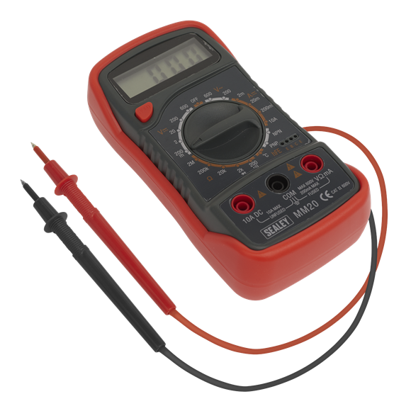 Sealey MM20 Digital Multimeter 8-Function with Thermocouple