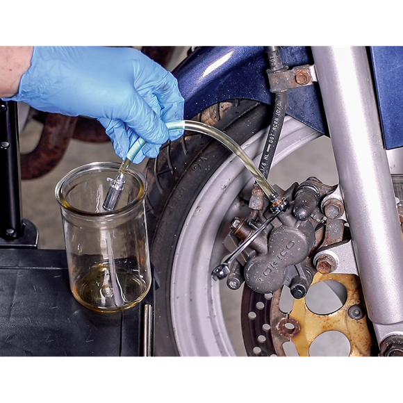 Sealey MS098 Motorcycle Brake Bleeder - Weighted