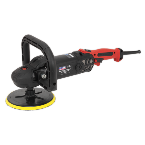 Sealey MS925PS 180mm Rotary Variable Speed Sander/Polisher 1400W/230V