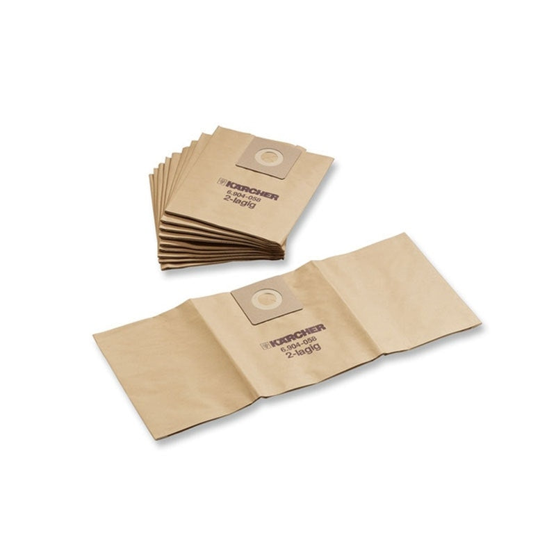 Karcher Paper filter bags for T10/1, 300 pcs