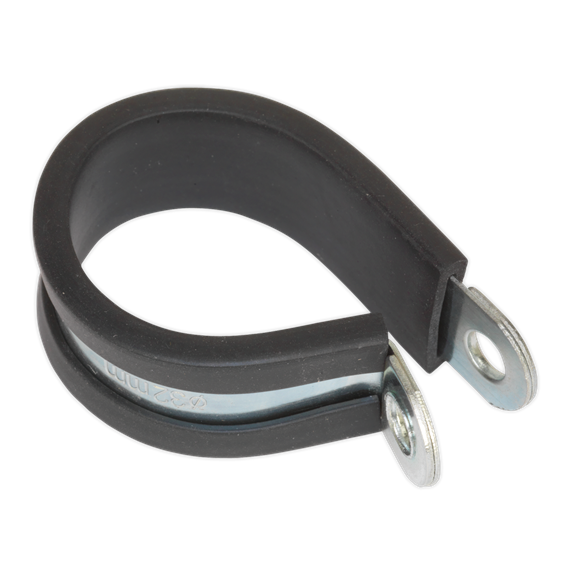 Sealey PCJ32 P-Clip Rubber Lined Ø32mm Pack of 25