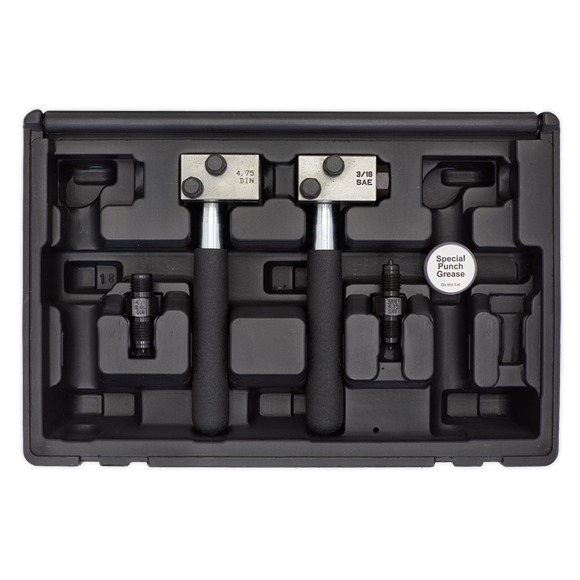 Sealey PFT11 On-Vehicle Micro Brake Pipe Flaring Tool Set