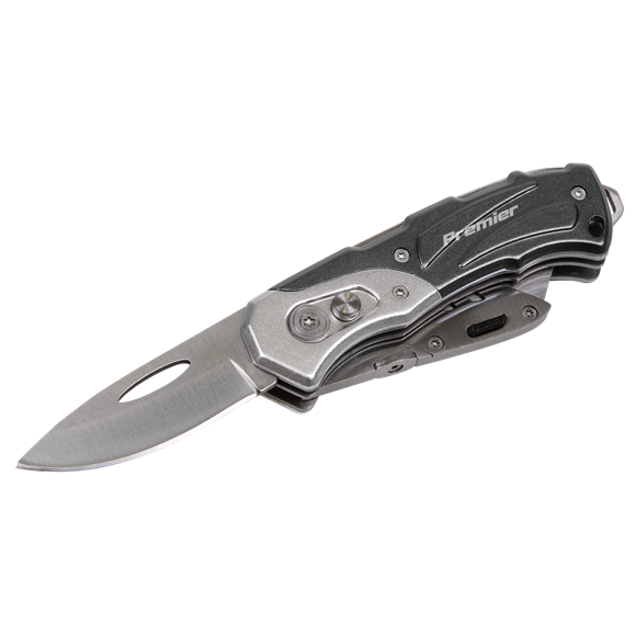 Sealey PK37 Pocket Knife Locking Twin-Blade