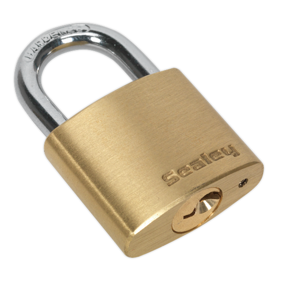 Sealey PL100 Brass Body Padlock 30mm