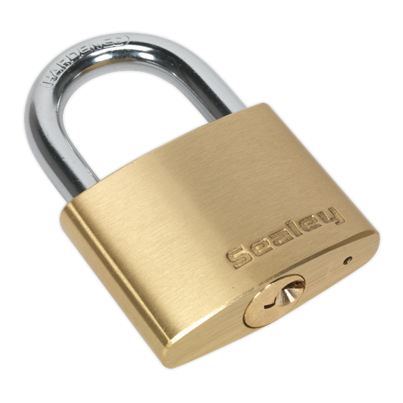 Sealey PL102 Brass Body Padlock 50mm