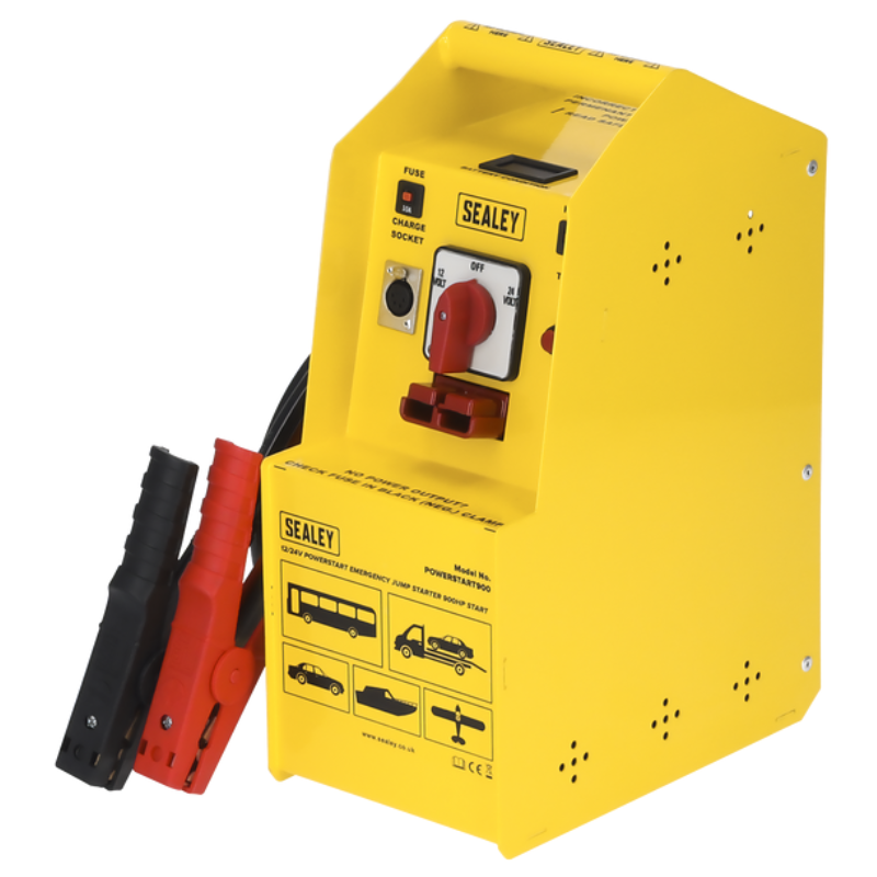 Sealey POWERSTART900 PowerStart Emergency Jump Starter 900hp Start 12/24V