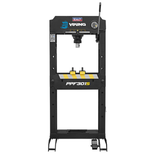 Sealey PPF301S Viking Air/Hydraulic Press 30 Tonne Floor Type with Sliding Ram and Foot Pedal