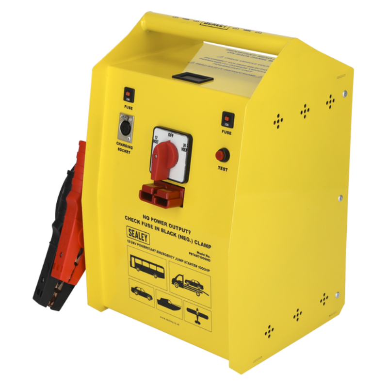 Sealey PSTART1000HD PowerStart Emergency Heavy-Duty Jump Starter 1000hp Start 12/24V