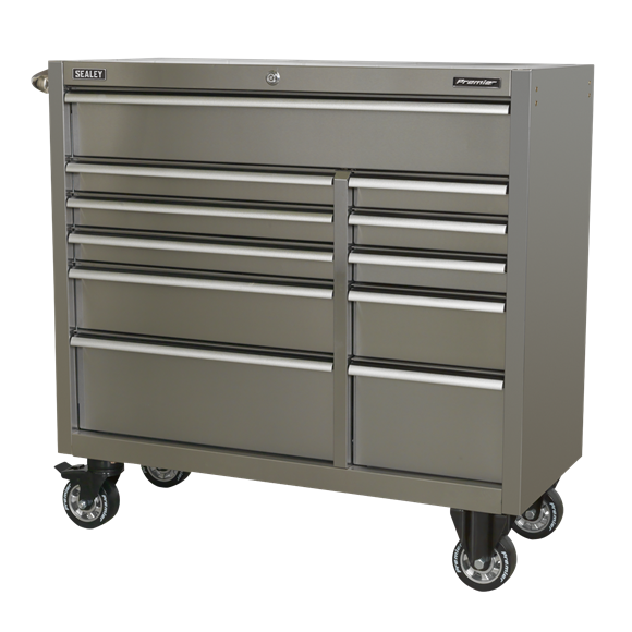Sealey PTB105511SS Rollcab 11 Drawer 1055mm Stainless Steel Heavy-Duty