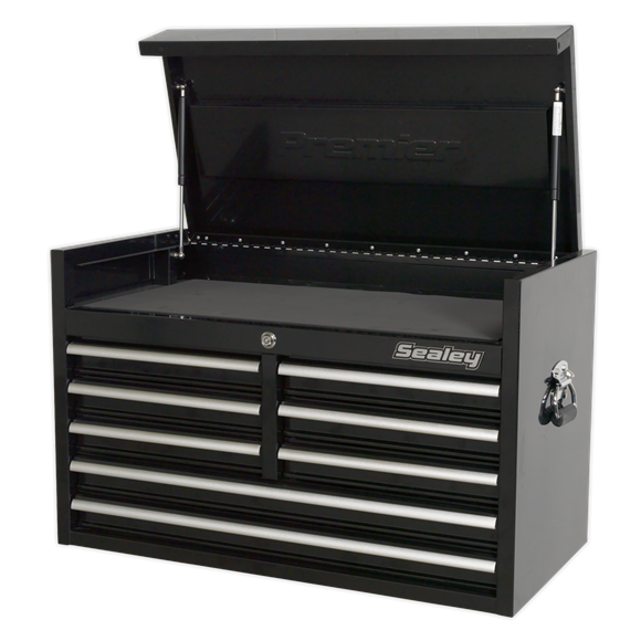 Sealey PTB91508 Topchest 8 Drawer 915mm Heavy-Duty Black