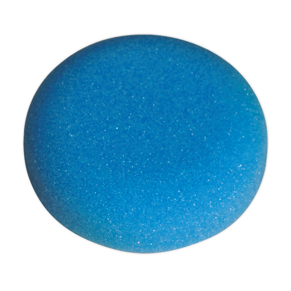 Sealey PTCCHV79B Hook-and-Loop Buffing & Polishing Foam Head 80 x 25mm - Blue/Medium