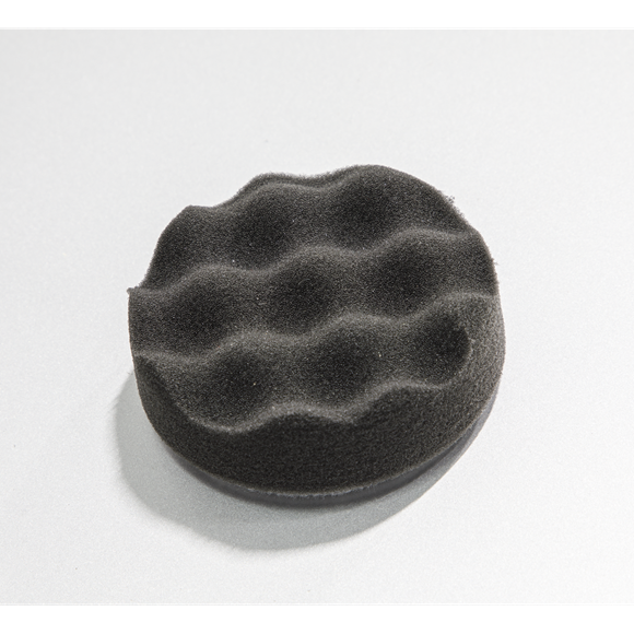 Sealey PTCCHV79P Hook-and-Loop Buffing & Polishing Foam Head 80 x 25mm - Black/Soft