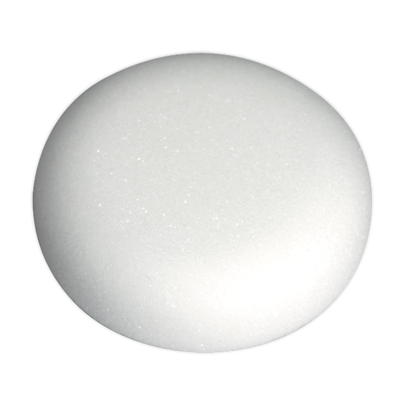 Sealey PTCCHV79W Hook-and-Loop Buffing & Polishing Foam Head 80 x 25mm - White/Dense