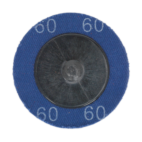 Sealey PTCQC5060 Quick-Change Sanding Disc Ø50mm 60Grit Pack of 10