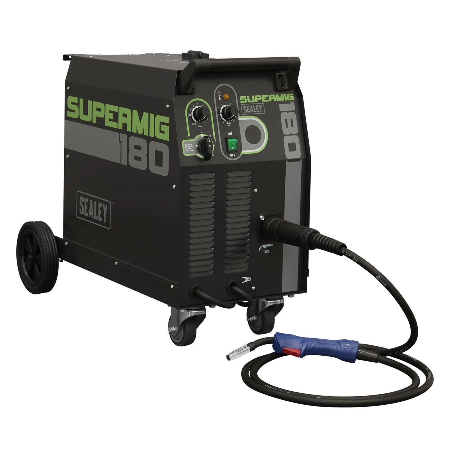 Sealey SUPERMIG180 Professional Gas/Gasless MIG Welder with Binzel Euro Torch 180A 230V