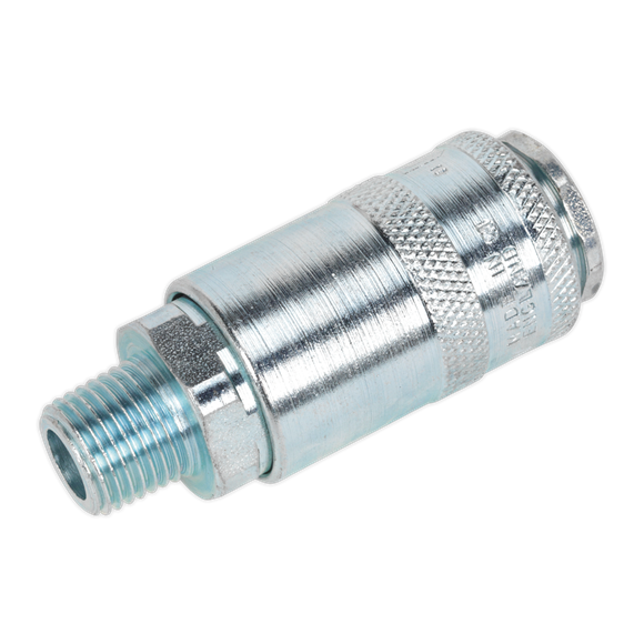 Sealey ACP01 Coupling Body Male 1/4"BSPT Pack of 5