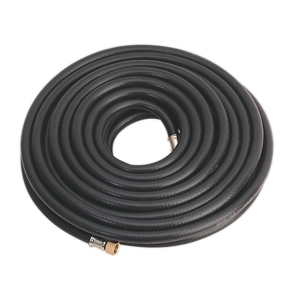 Sealey AH15RX Heavy-Duty Air Hose with 1/4"BSP Unions 15m x 8mm