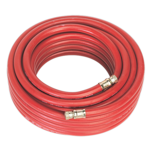 Sealey AHC1538 Air Hose with 1/4"BSP Unions 15m x 10mm