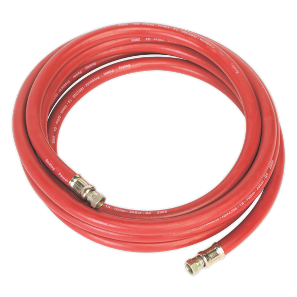 Sealey AHC538 Air Hose with 1/4"BSP Unions 5m x 10mm