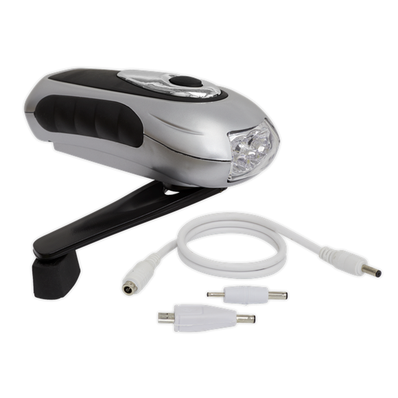 Sealey AK3305 Wind-Up Torch 3 LED Rechargeable