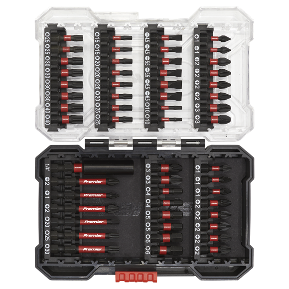 Sealey AK8281 Power Tool Bit Set 55pc Impact Grade