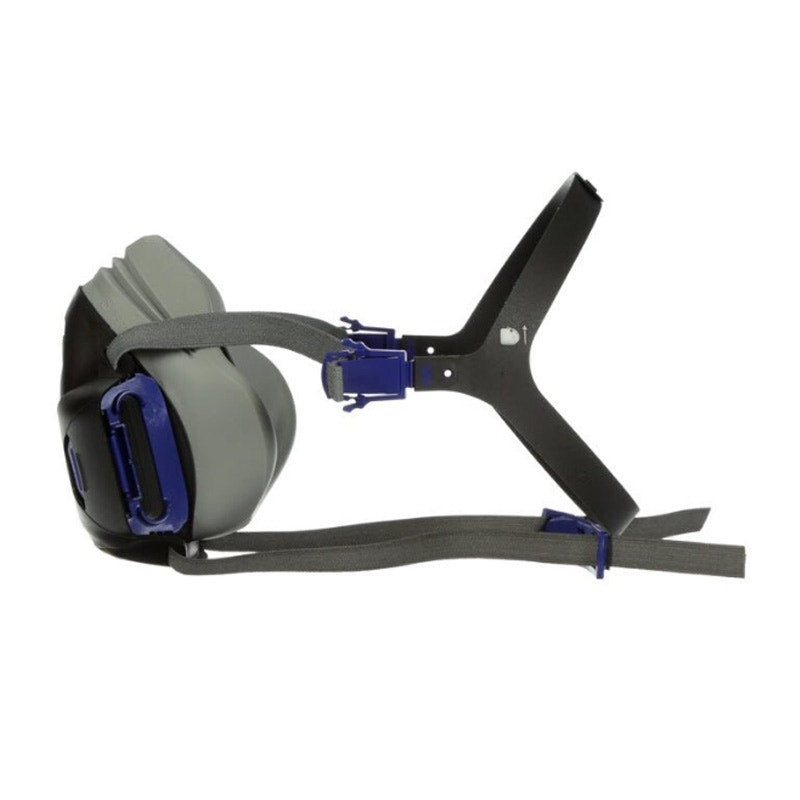 3M HF-803SD Secure Click Reusable Half Face Mask with Speaking Diaphragm - Large