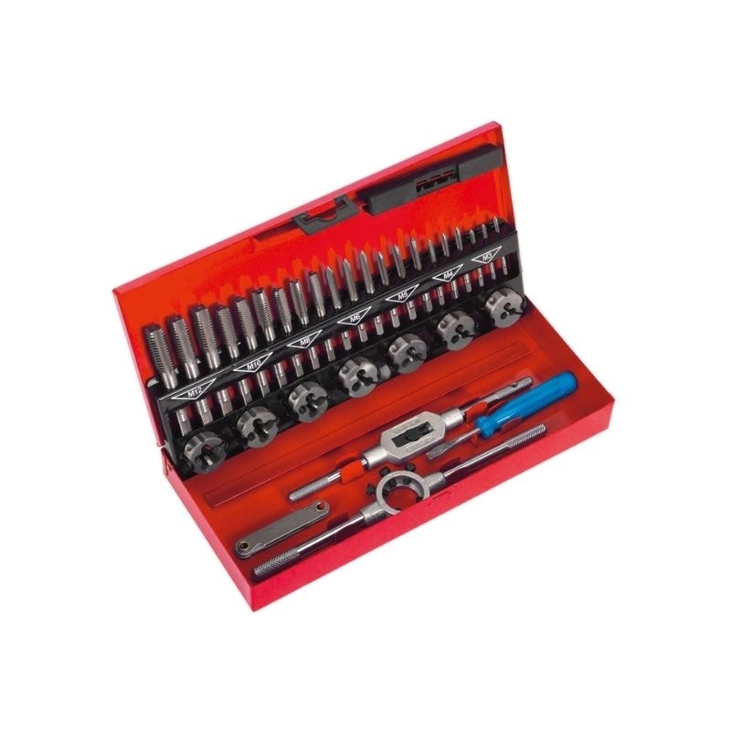 Sealey AK3015 Tap & Die Set 32pc Split Dies - Metric