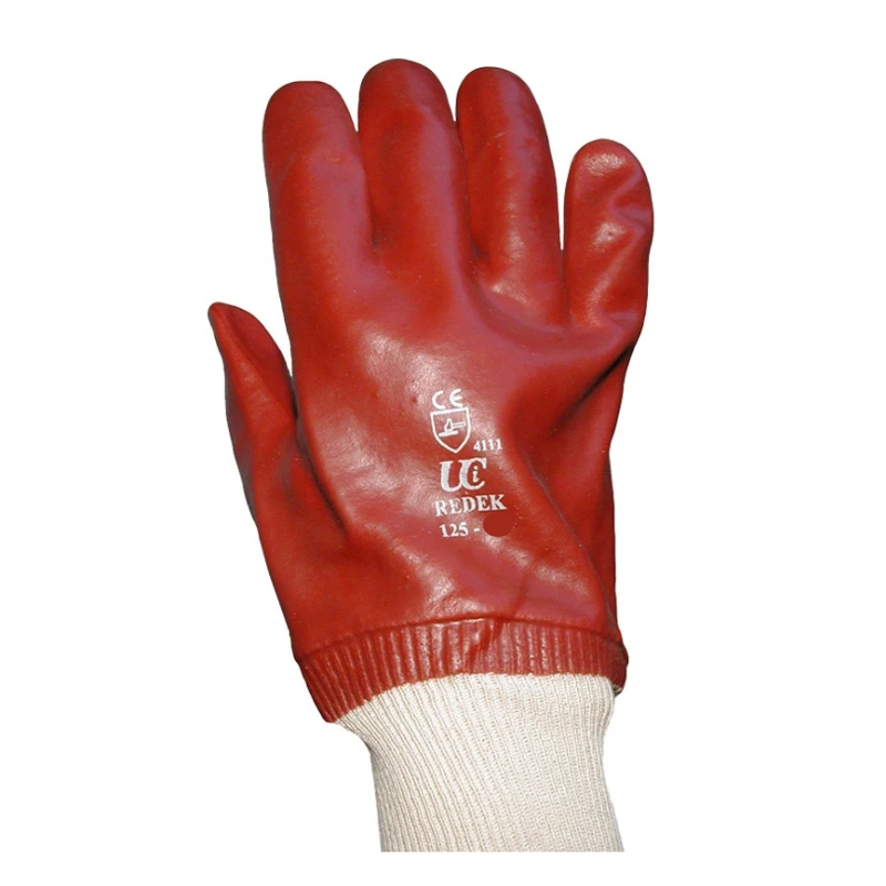 Ultimate Redek R125 PVC Knitted Wrist Safety Gloves - Size 10