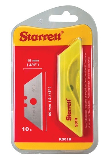 Starrett KS01R Utility Knife Blades (10Pcs)