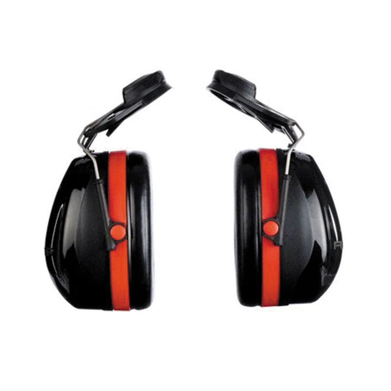 3M PELTOR Optime III Ear Defenders, 34 dB, Black/Red, Helmet Mounted attachment, H540P3H-413-SV