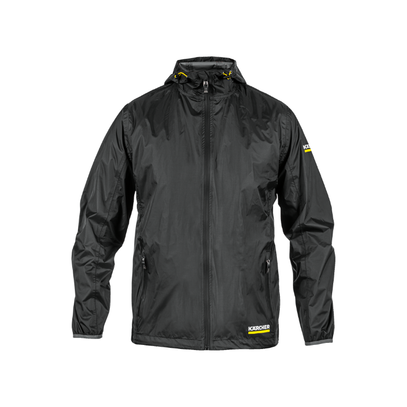 Karcher Black Unisex Rain Jacket (Large)