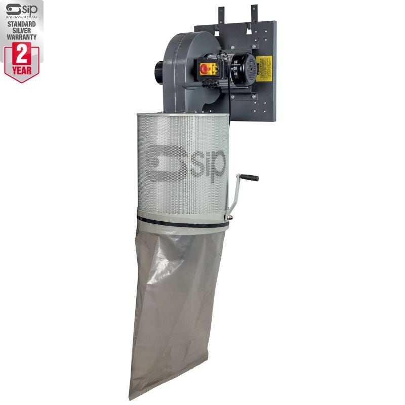 SIP 1HP Wall-Mounted Single Cartridge Dust Collector