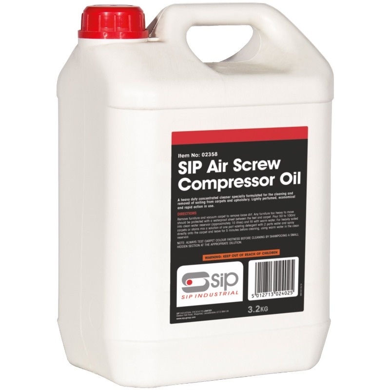 SIP 02358 3.25kg Screw Compressor Oil