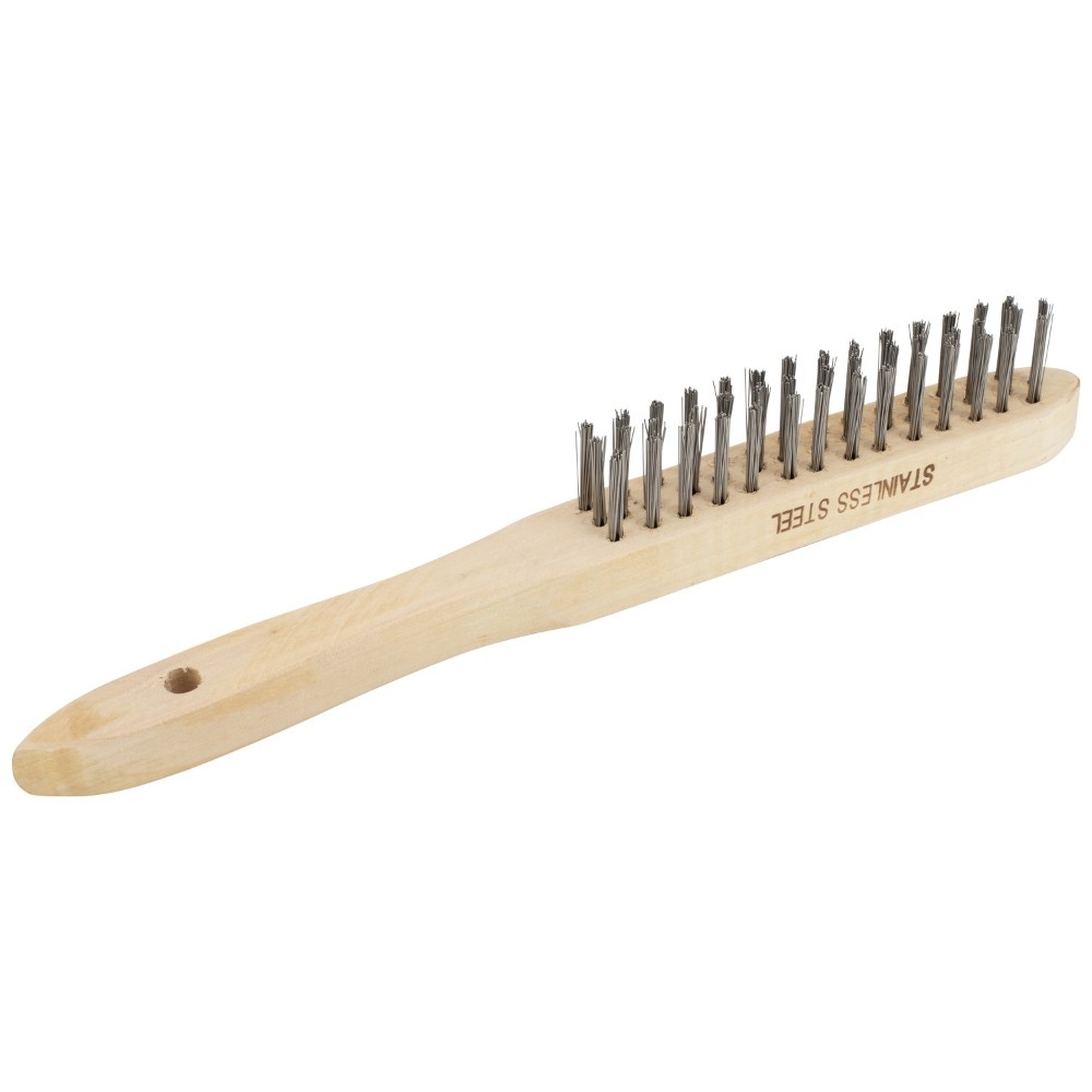 SIP 04169 4-Row Stainless Steel Wire Brush
