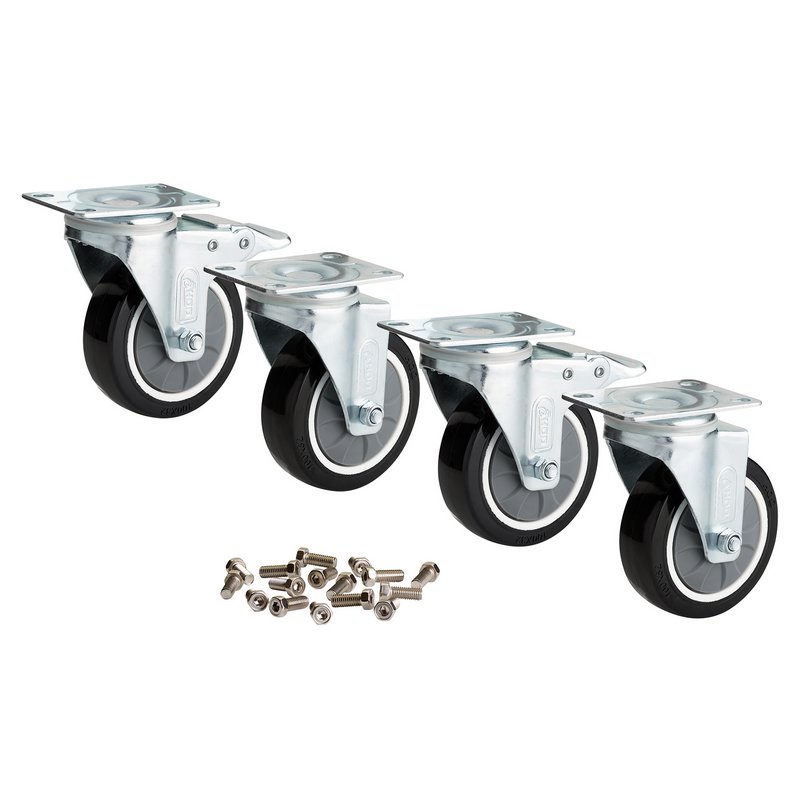 Draper 04531 BUNKER 4 Piece Castor Wheel Set