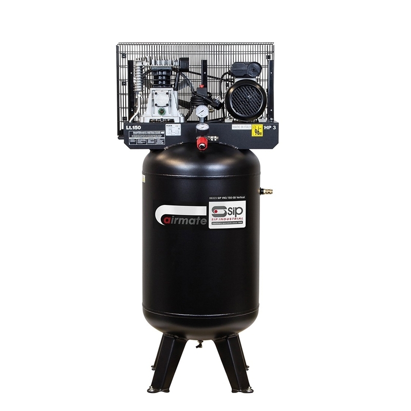 SIP 06323 VN3/150-SB Vertical Tank Air Compressor