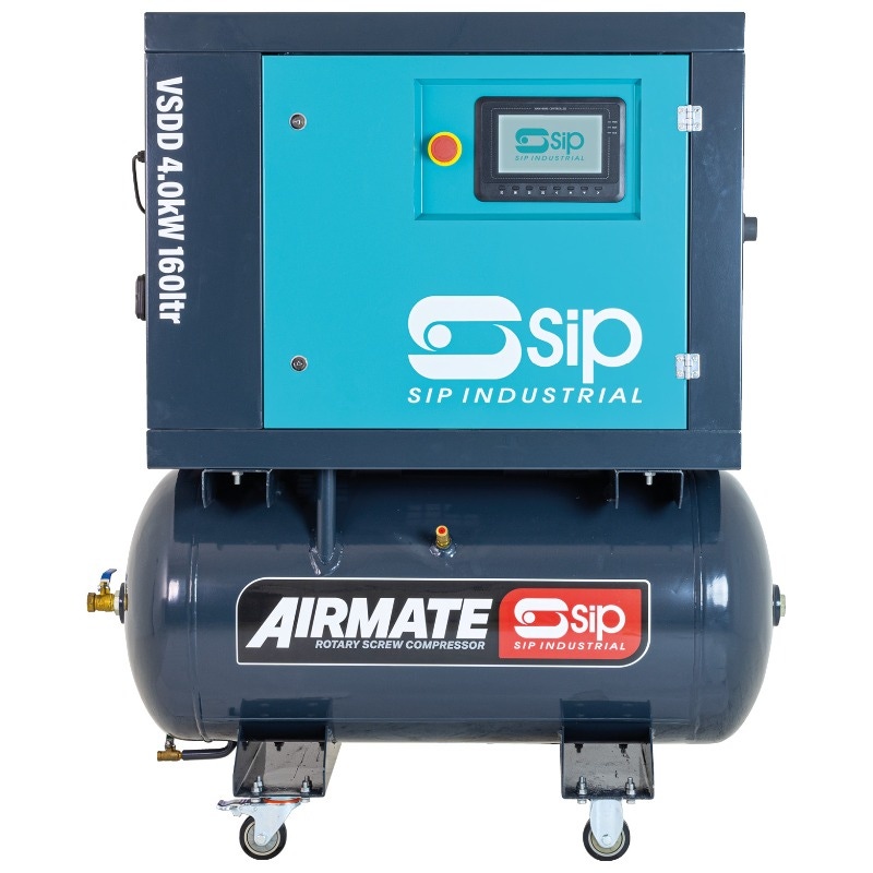 SIP 08252 VSDD 4kW 10bar 160ltr 230v Rotary Screw Compressor