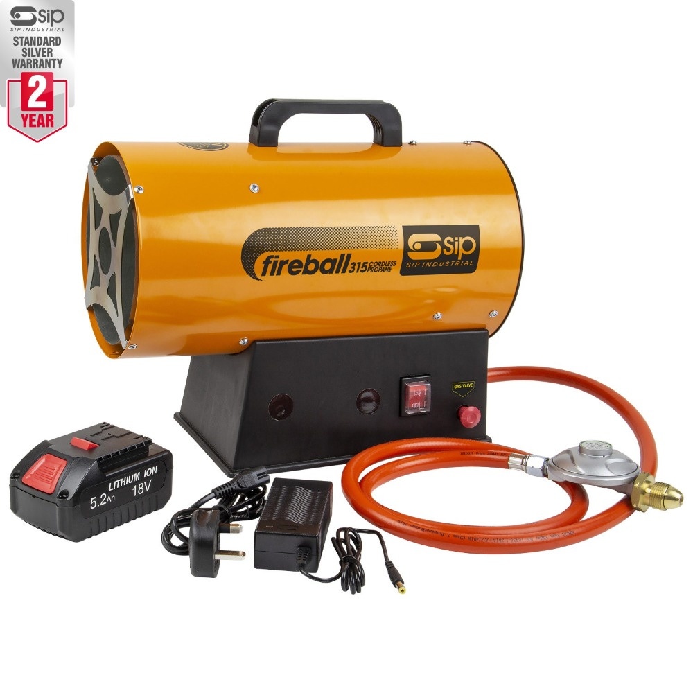 SIP 09267 Fireball 315 Cordless Propane Heater